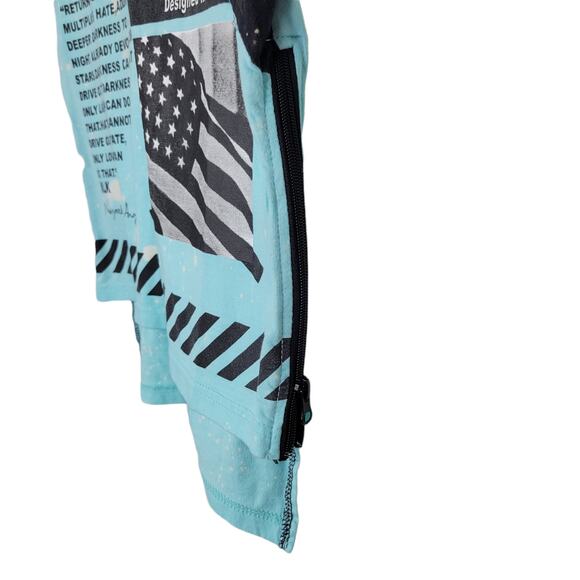 Rage of a Rebellion Martin Luther King Jr Collage Bleached Shirt Men Sz S - Picture 5 of 6